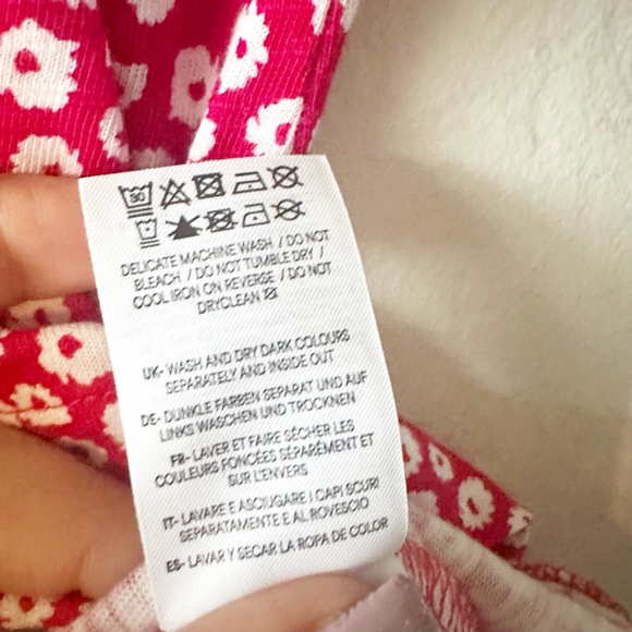 Boden Jersey Mini Dress Women's Size 10 Red White - Picture 10 of 11